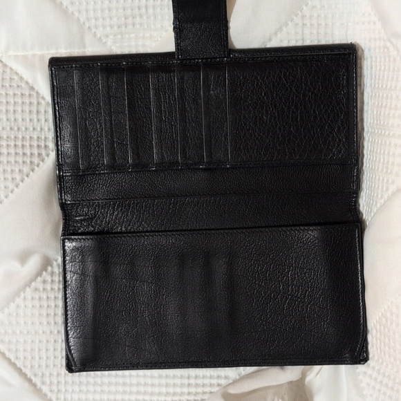 Elegant Black Designer Wallet YSL Yves Saint  Laurent - Picture 3 of 6